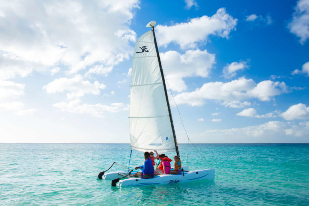 sailing at spice island beach resort caribbean