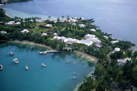 aerial view of cambridge beaches resort and spa bermuda