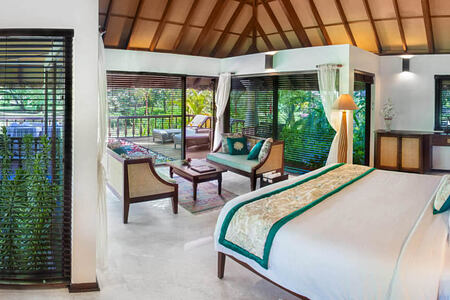akund villa interior at Carnoustie Ayurveda & Wellness Resort