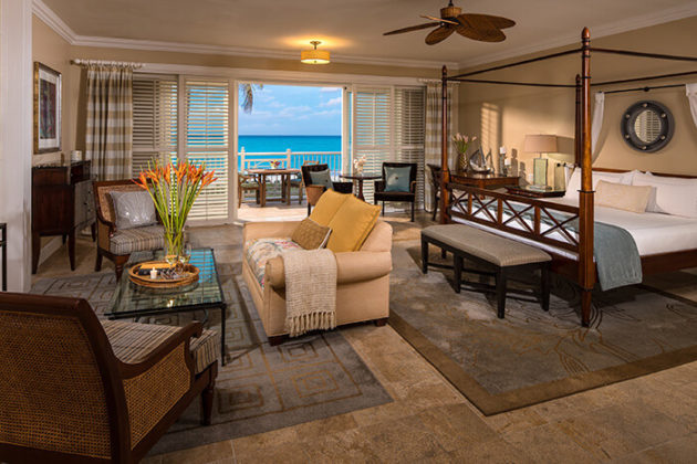 beachfront butler villa suite at sandals emerald bay resort bahamas