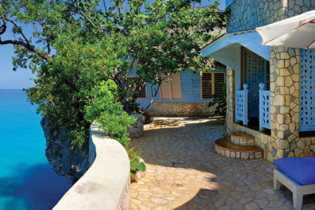 cottage terrace at the caves hotel jamaica
