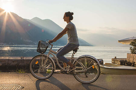 cycle around the bay or along to kotor at palazzo radomiri hotel montenegro