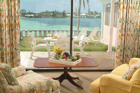deluxe ocean view bedroom terrace at cambridge beaches resort and spa bermuda