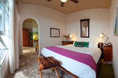 bedroom at finca rosa blanca resort costa rica
