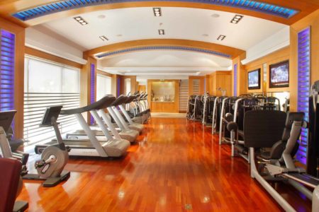 fitness room at four seasons limasol sea view hotel cyprus