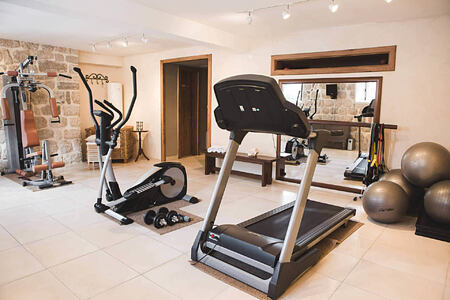 fitness studio at palazzo radomiri hotel montenegro
