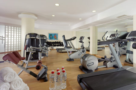 fitness studio at Mykonos Grand