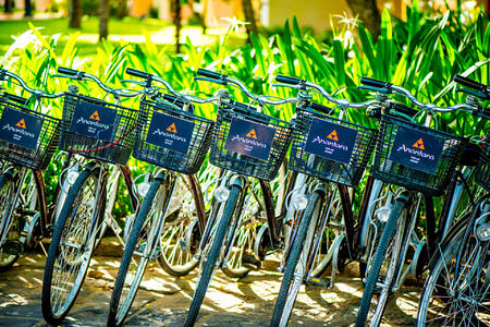 jump on a bicycle and explore at anantara hoi an hotel vietnam
