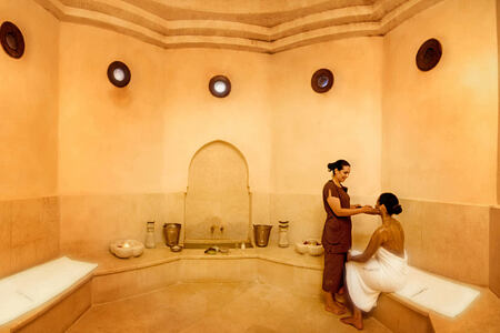 wellness hammam spa at kasbah tamadot hotel morocco