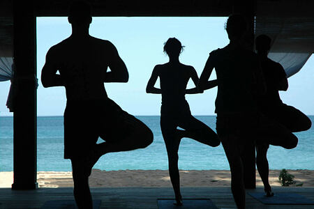 yoga at laluna hotel caribbean