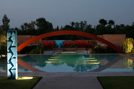 large pool at dar sabra hotel marrakech