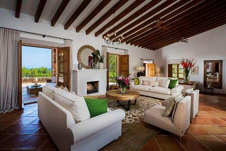 living room at Sa Punta Hotel Mallorca