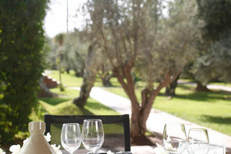 lunch on your terrace at dar sabra hotel marrakech