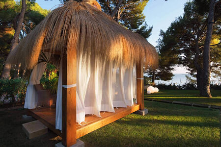 massage cabana at Hotel Formentor Mallorca