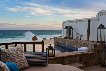 ocean front pool casita junior suite pool at one and only palmilla mexico