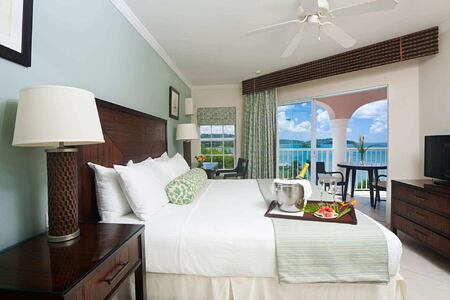 one bedroom ocean view suite at st james morgan bay resort caribbean