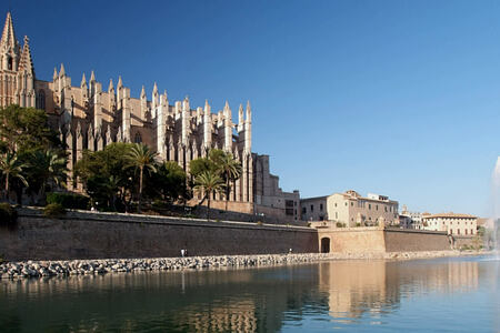 palma cathedral at St Regis Mardavall Resort Mallorca