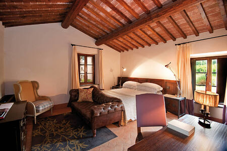 prestige room at Castel Monastero hotel