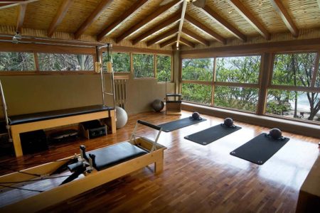 reformer pilates studio at flor blanca resort costa rica