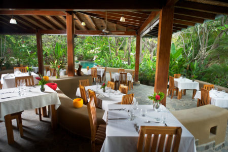 restaurant at flor blanca resort costa rica