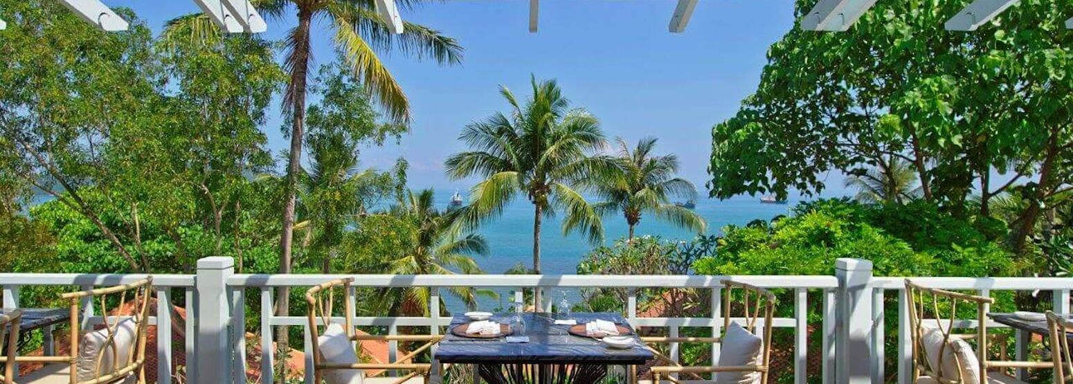 restaurant terrace at amatara wellness resort thailand