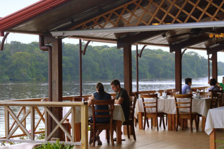 riverside restaurant at tortuga lodge costa rica