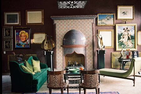 sitting room at savinio lotus villa morocco