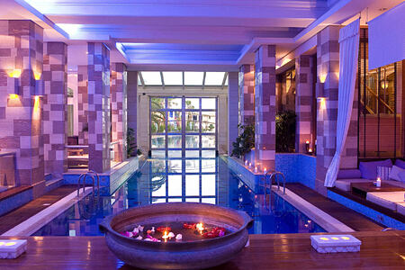 spa pool at columbia hotel cyprus