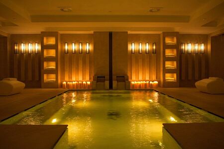 spa roman bath at Borgo Egnazia hotel