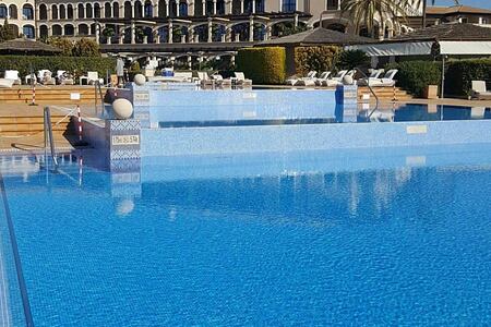 swimming pools at St Regis Mardavall Resort Mallorca