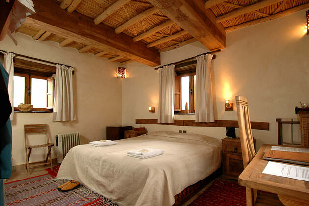 standard bedroom at Kasbah du Toubkal hotel morocoo