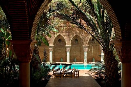 pool at la sultana hotel marrakech