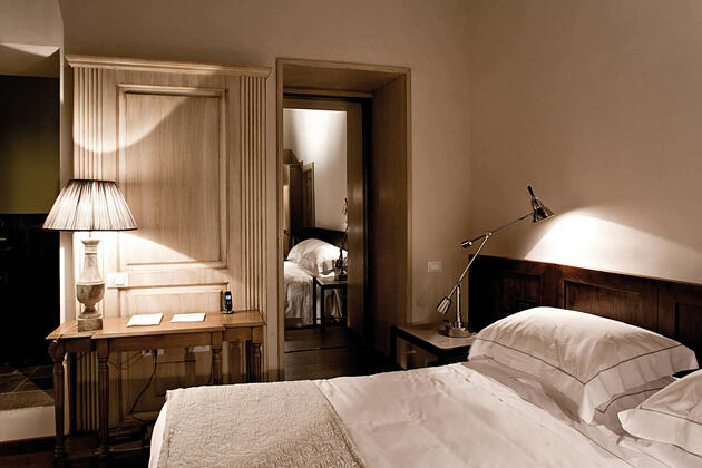 superior room at Castel Monastero hotel