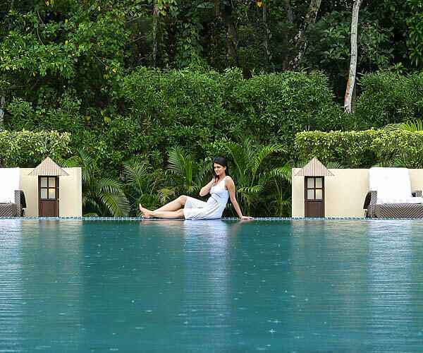 swimming pool at Carnoustie Ayurveda & Wellness Resort
