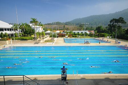 swimming pools at thanyapura resort thailand