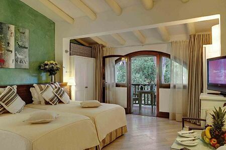 terrace room at Pineta Hotel Italy