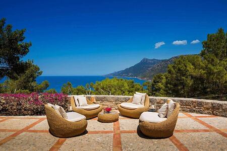 terrace view at Sa Punta Hotel Mallorca