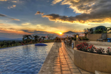twlight view at xandari resort and spa costa rica