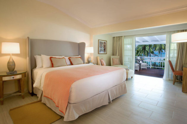verandah suite at rendezvous resort st lucia caribbean