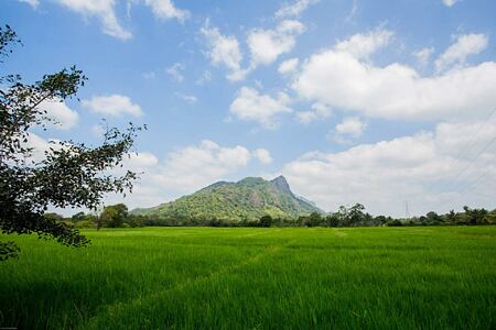 view of mountain at Kalundewa Sri Lanka