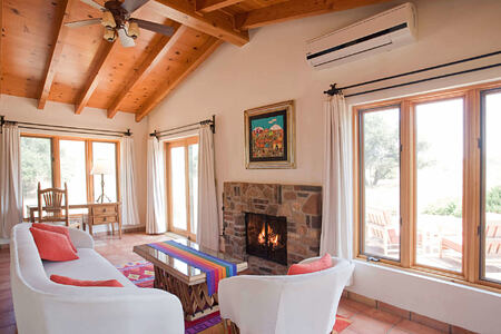 villa studio living room at rancho la puerta spa retreat mexico