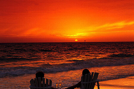 watching the sun set at cambridge beaches resort and spa bermuda