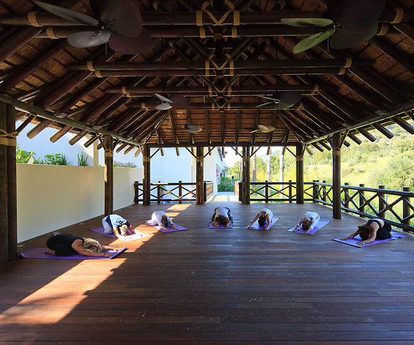 yoga pavillion at Shanti Som Spain
