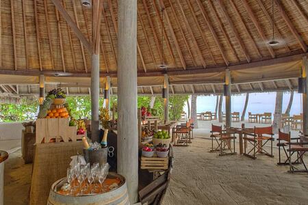 Breakfast at Main Restaurant at Gili Lankanfushi Maldives