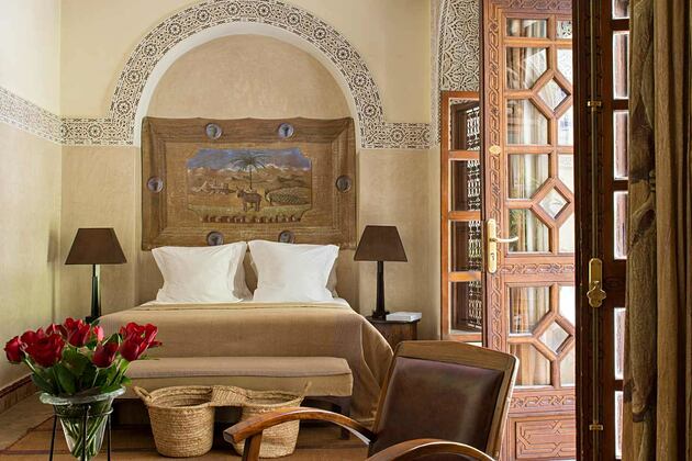 Double deluxe room at Villa des Oranges Morocco