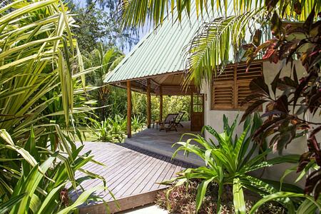 Exterior of Beach Cottage at Denis Private Island Seychelles