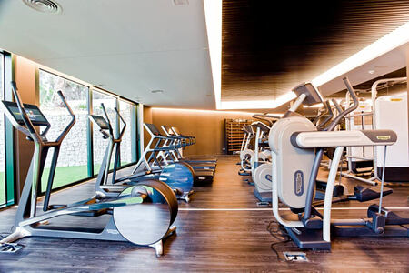 Fitness room at SHA Wellness Spain