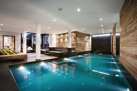 Indoor pool at The Lodge Switzerland