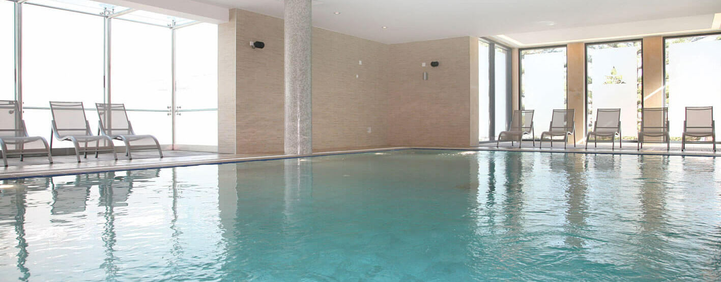 Indoor swimming pool at Palacio Estoril, Portugal