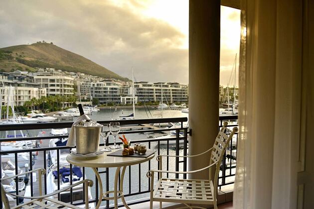 Marina View from Superior Room at Cape Grace Hotel South Africa